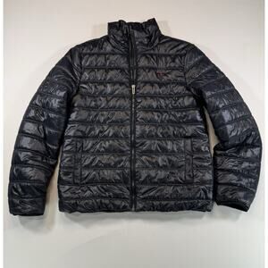 Under Armour ColdGear Tesla Logo Quilted Puffer Jacket Black Men’s Small